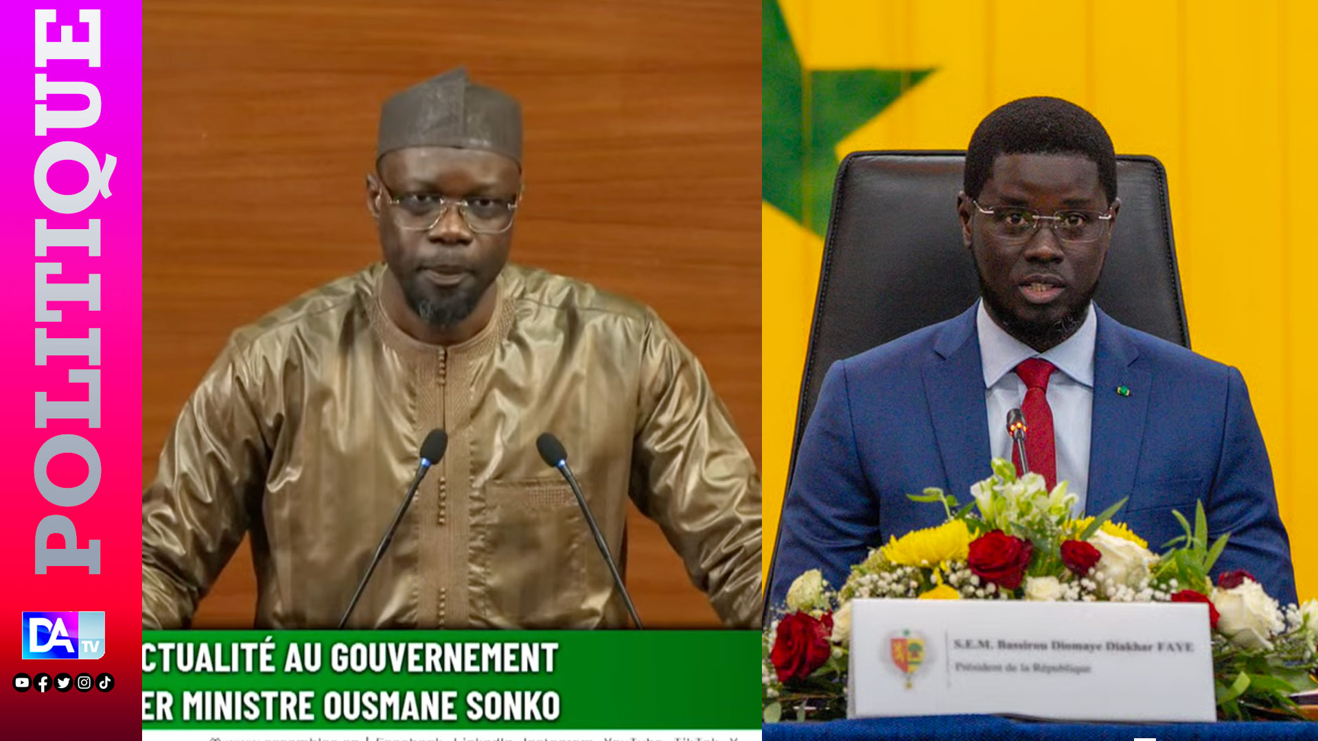 Crise politique au Sénégal : sonko et diomaye face aux fonds publics