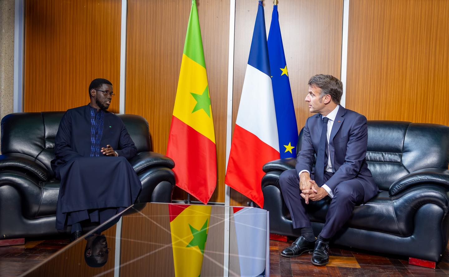 Rencontre diplomatique entre le président sénégalais et macron à Nairobi