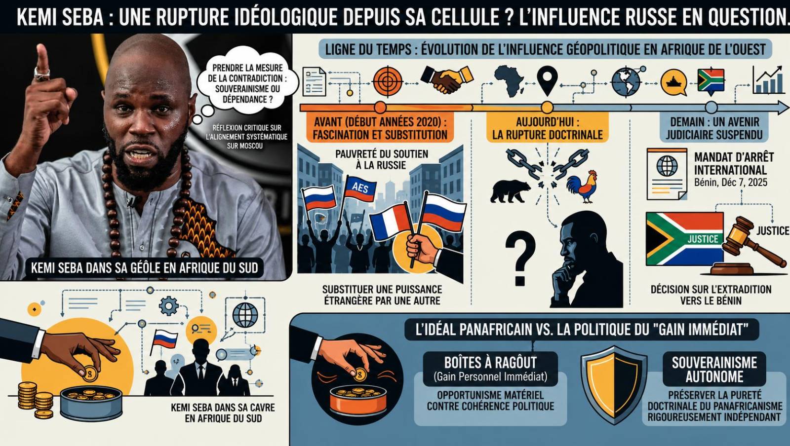 Kemi Seba : vers un nouveau chapitre du panafricanisme depuis sa détention ?