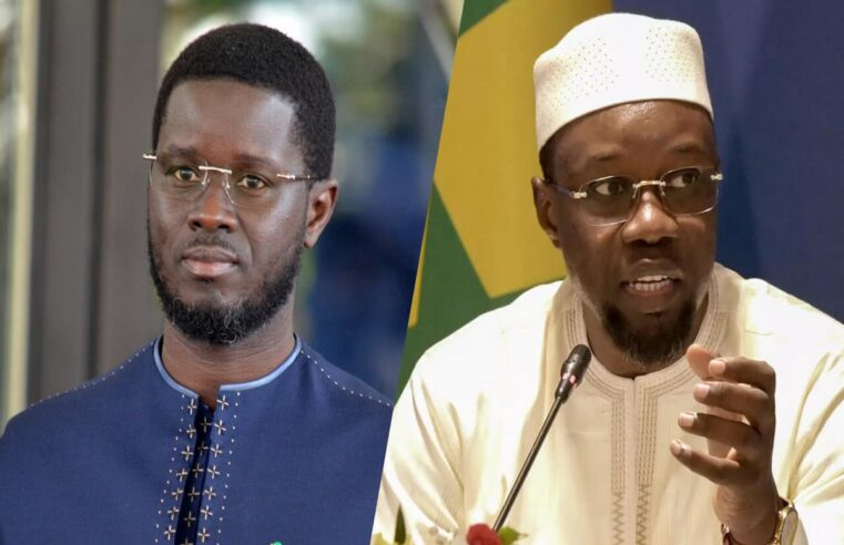 Sénégal : la rupture entre Diomaye Faye et Ousmane Sonko secoue le pouvoir