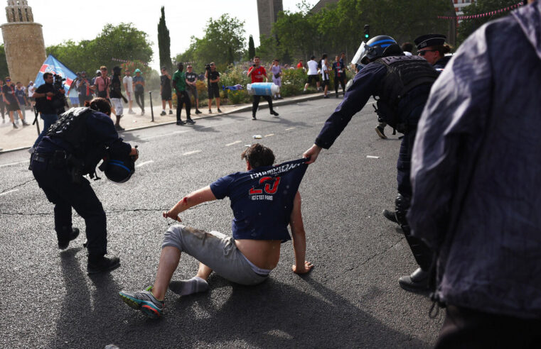 Violences urbaines à Paris après la finale psg arsenal : interventions policières et tensions