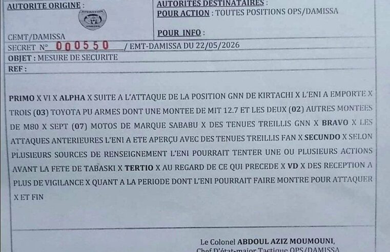 Niger : à kirtachi, l&rsquo;ampleur du butin volé au jnim révélée par un document militaire