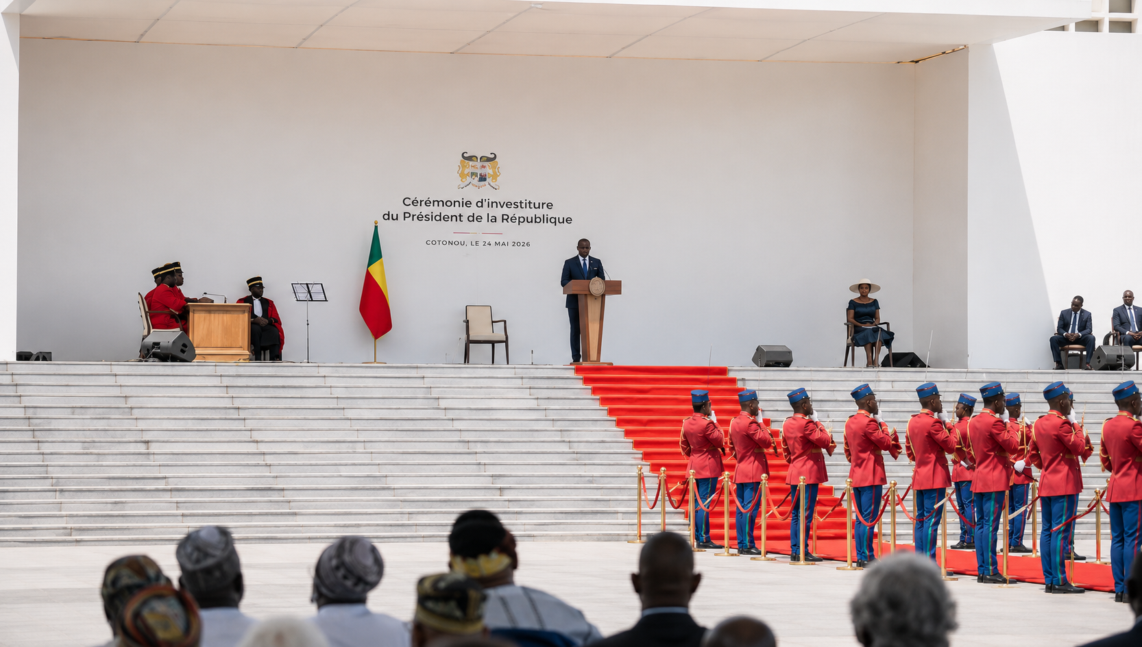Investiture de Romuald Wadagni au Bénin : un scrutin sans opposition et ses enjeux