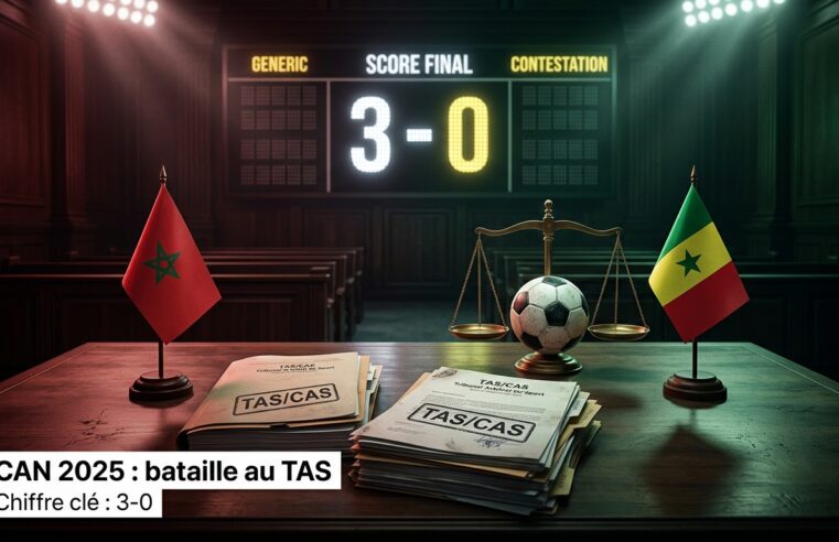 Can 2025 : le duel juridique entre le Maroc et le Sénégal s&rsquo;intensifie au TAS