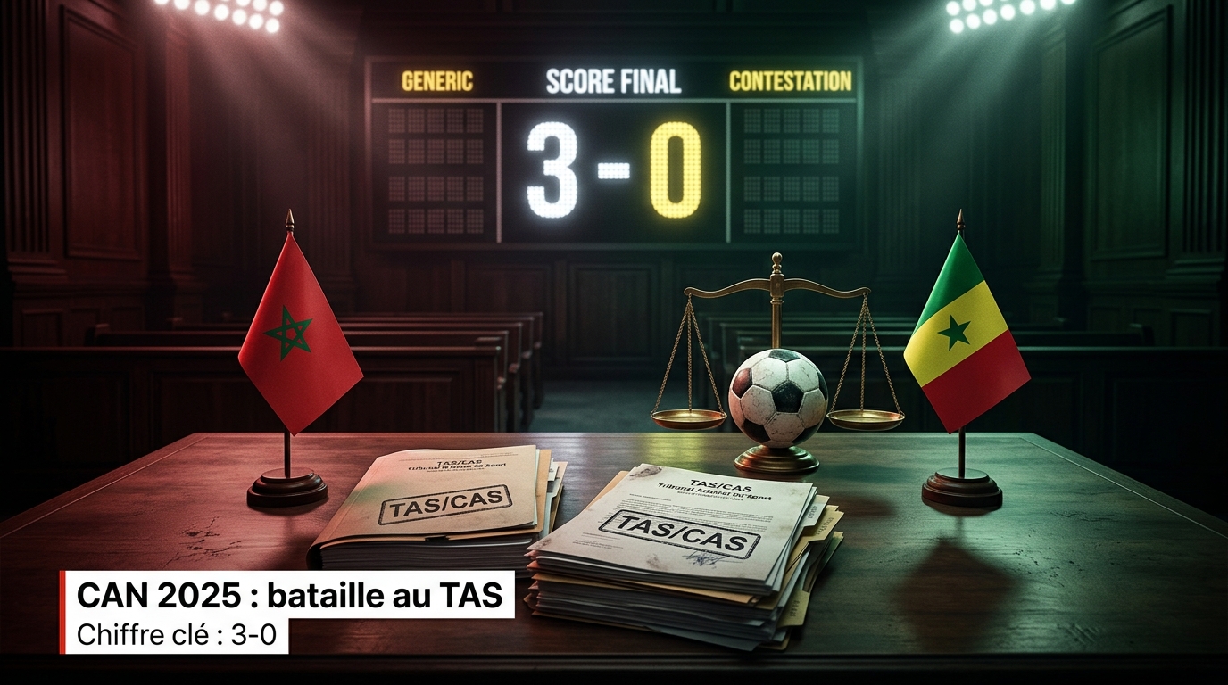 Can 2025 : le duel juridique entre le Maroc et le Sénégal s&rsquo;intensifie au TAS