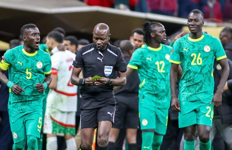 Sanction arbitre finale can Sénégal Maroc par fifa