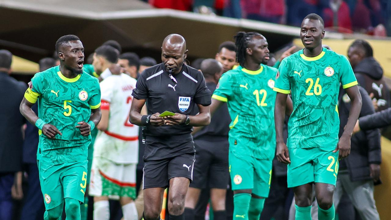 Sanction arbitre finale can Sénégal Maroc par fifa