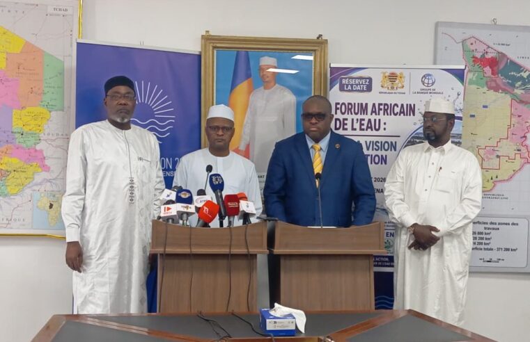 N’djamena accueillera le forum africain de l’eau en juillet 2026