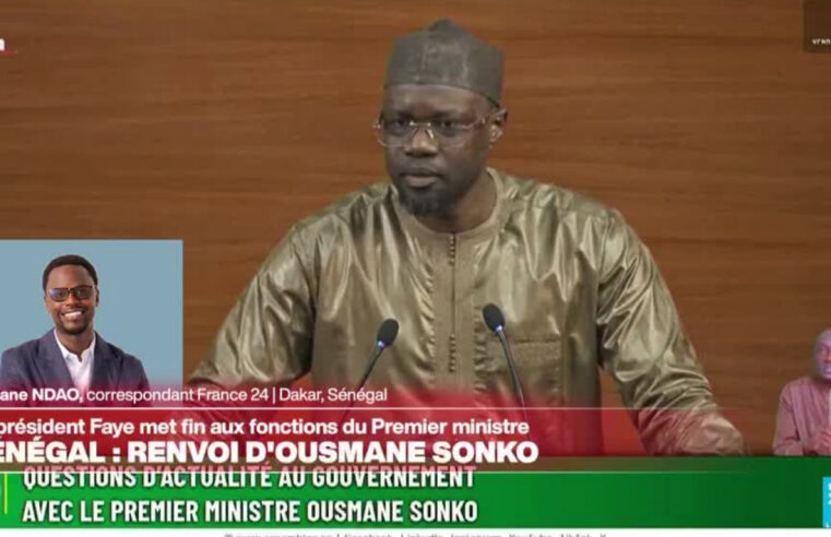 Sénégal : le président Faye destitue le Premier ministre Sonko