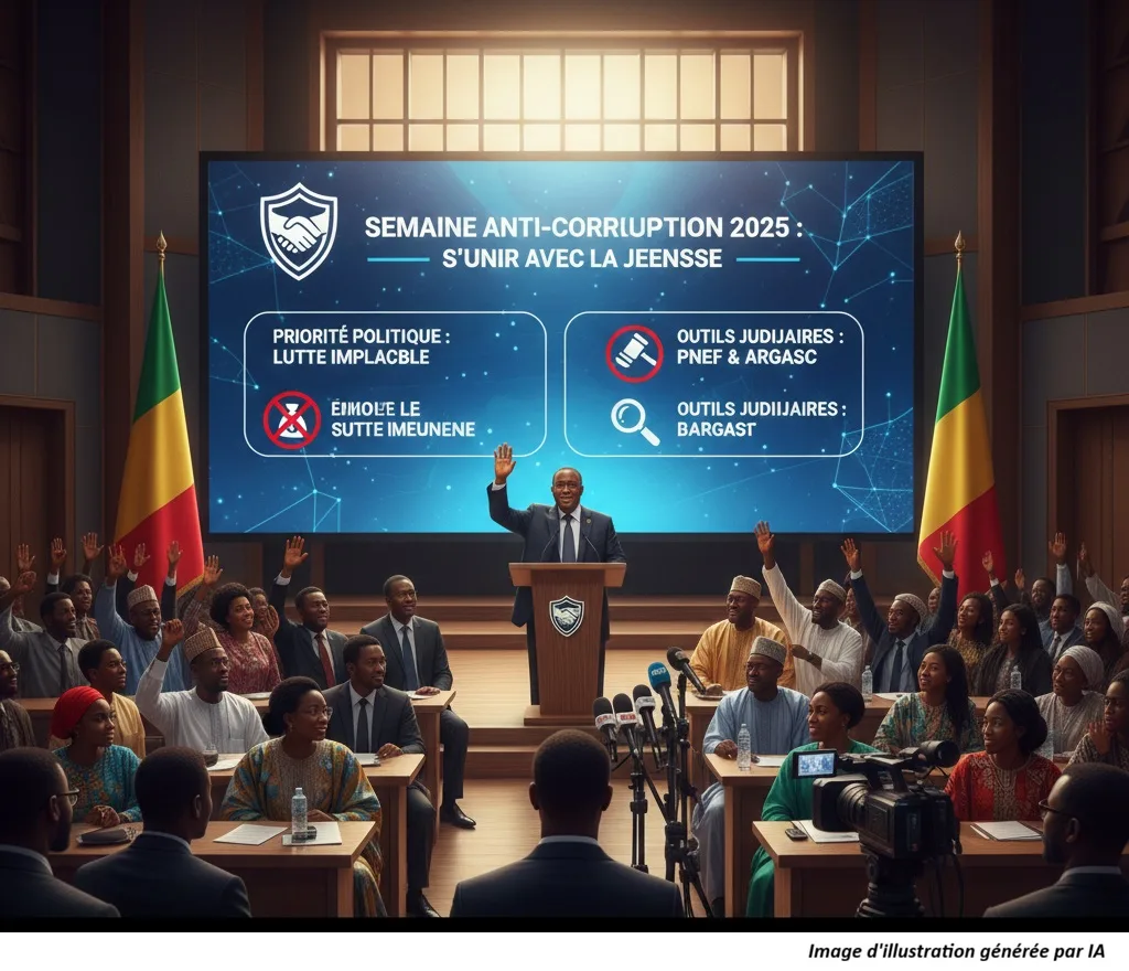 Mali : la jeunesse et la rigueur judiciaire au centre de la lutte contre la corruption en 2025
