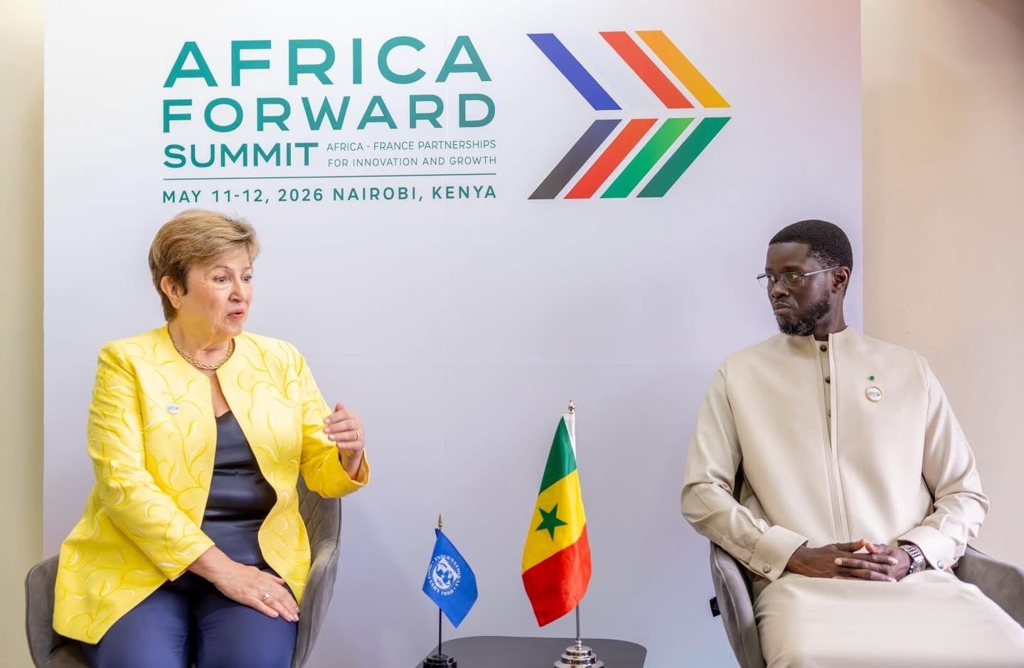Fmi et Sénégal : kristalina georgieva aborde la dette et les réformes avec bassirou diomaye