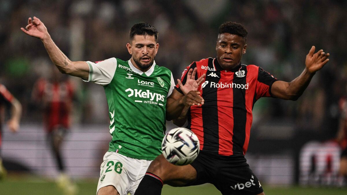 Football : saint-Étienne et nice se séparent sur un nul à l&rsquo;aller des barrages de ligue 1