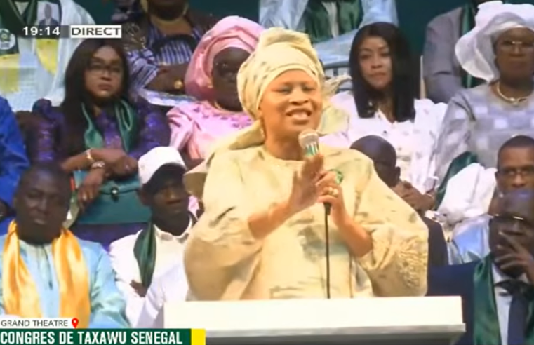 Discours percutant d&rsquo;aïssata tall sall lors du congrès de taxawu Sénégal
