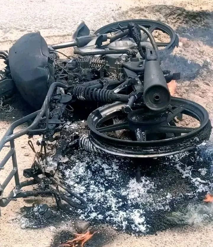 Accident tragique à koundoul : un motocycliste décède dans un incendie