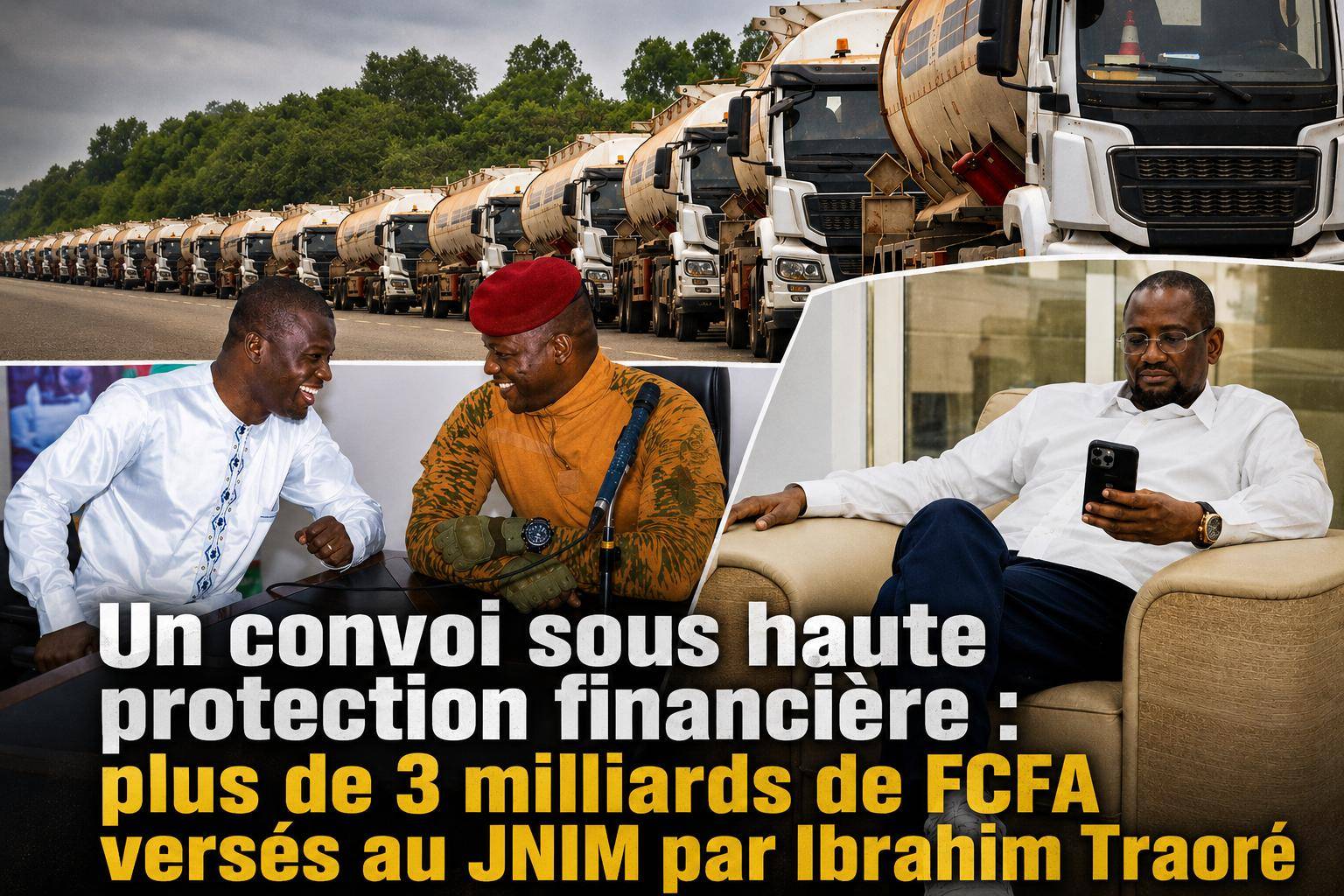 Financement du terrorisme au Sahel : le scandale des camions de kangala transport