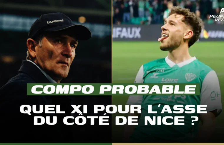 As saint-Étienne : le onze de départ pour les barrages de ligue 1 à nice