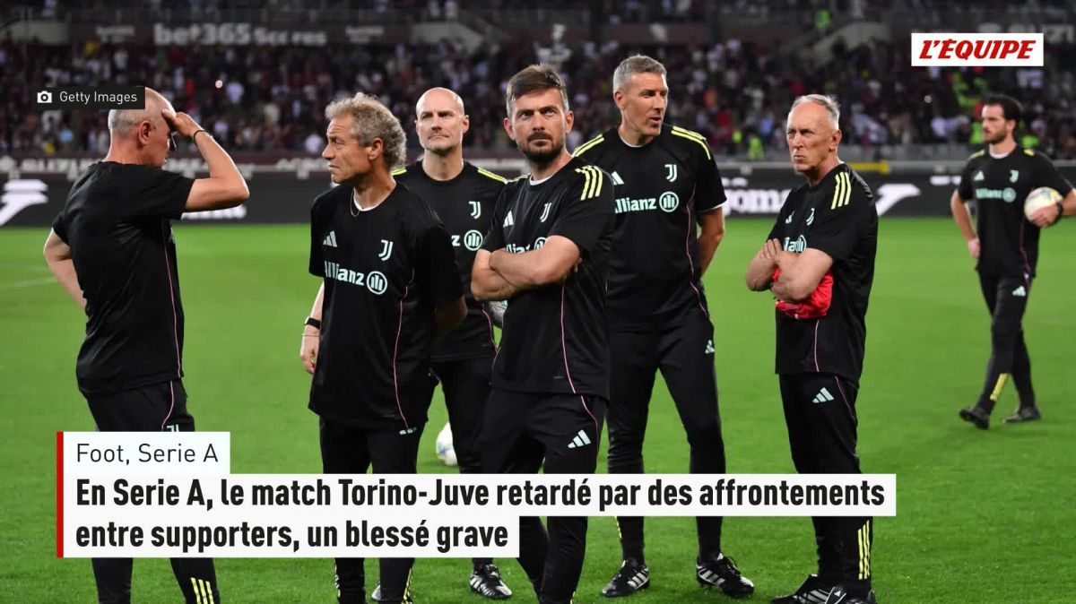 Affrontements entre supporters lors du derby Torino-juve en serie A