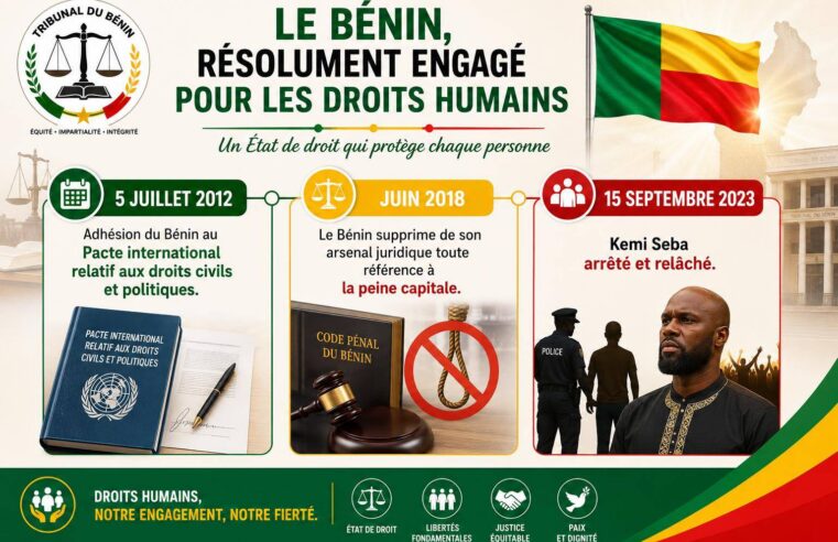 Sécurité de Kemi Seba au Bénin : une peur sans fondement juridique