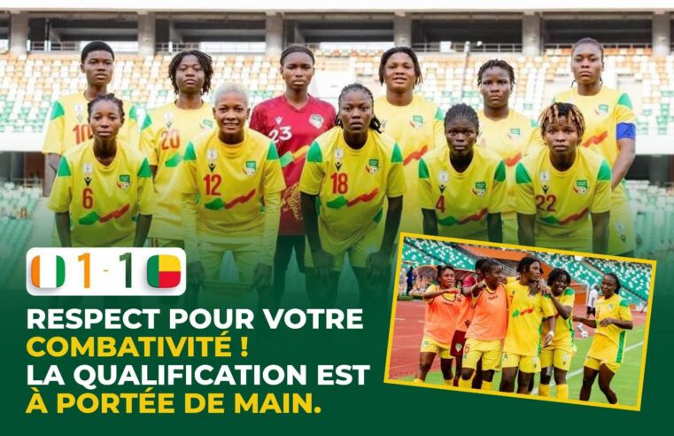 Les Amazones du Bénin tiennent tête à la Côte d&rsquo;Ivoire à Abidjan