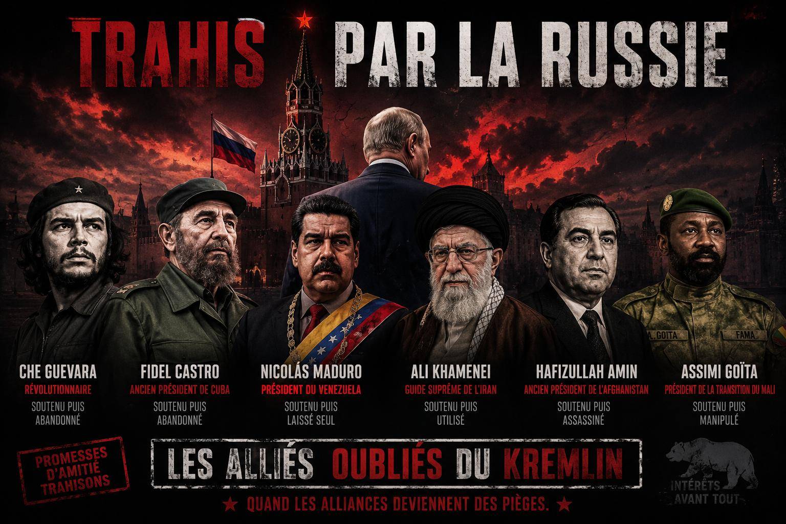 Stratégie russe : le mutisme face aux alliés en crise
