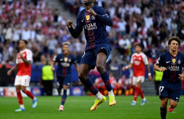 Psg et arsenal à égalité à la suite d&rsquo;un pénalty transformé par dembélé