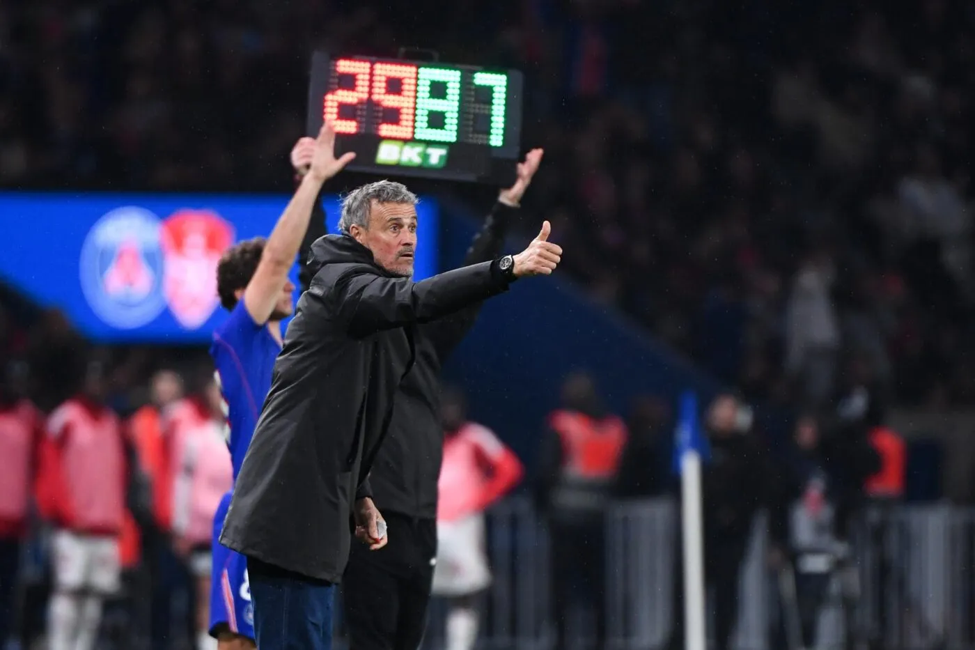 L'équipe du PSG avant le match contre Lens