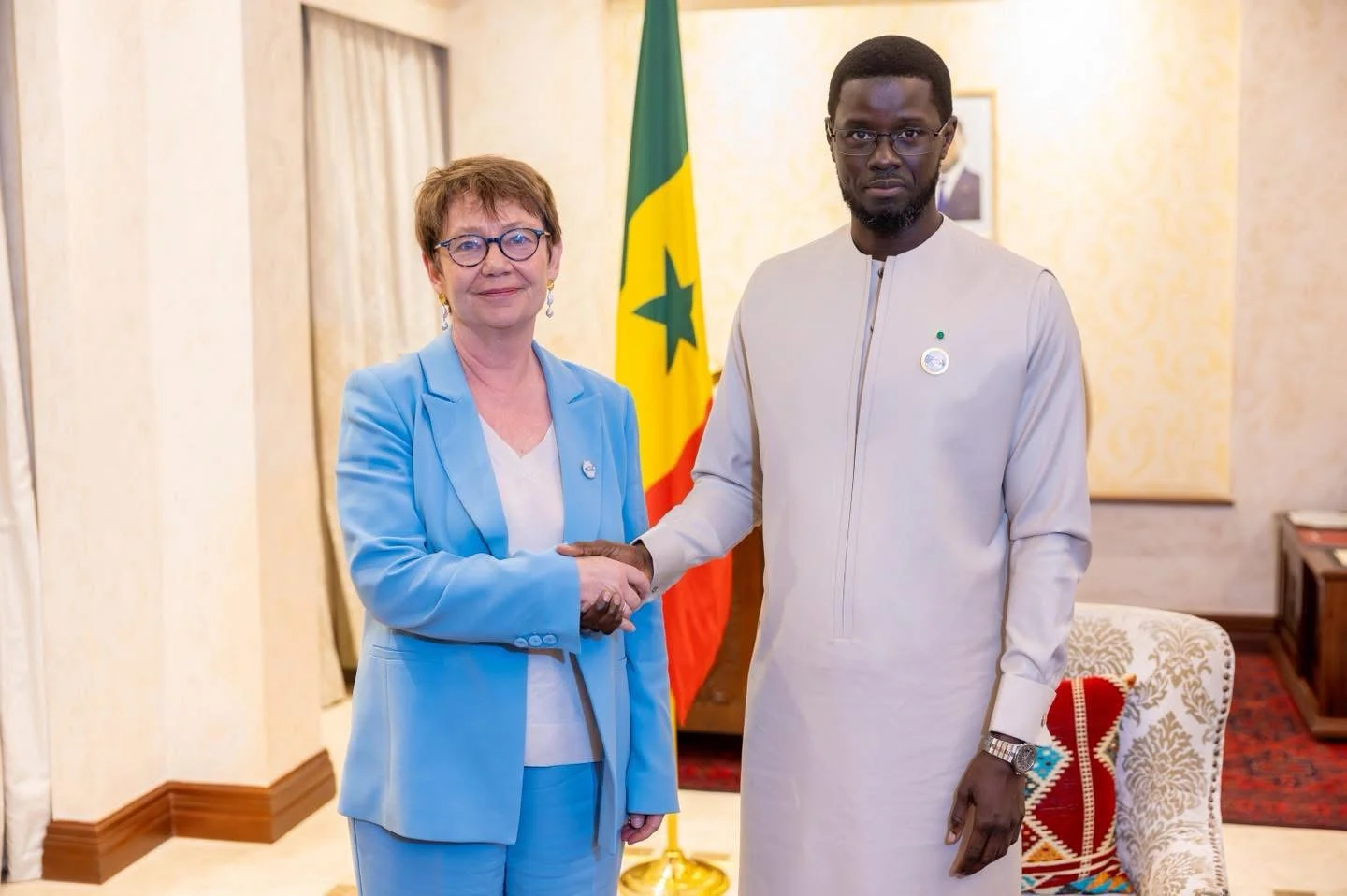 Rencontre entre Bassirou Diomaye Faye et la BERD pour renforcer les projets au Sénégal