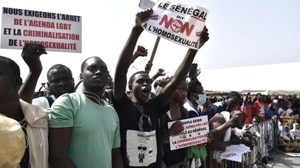 Manifestation à Dakar contre l'homosexualité en février 2022