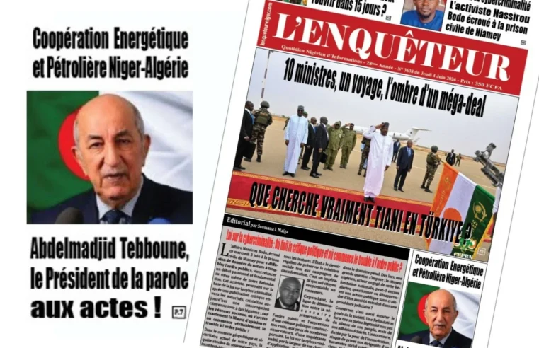 Un média nigérien salue la diplomatie d&rsquo;action du Président Tebboune
