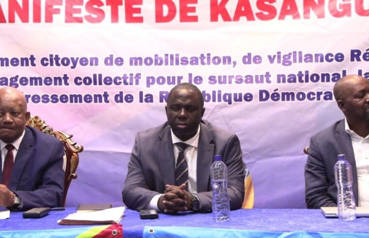 RDC : la société civile dévoile le manifeste de Kasangulu, une feuille de route pour la refondation du pays