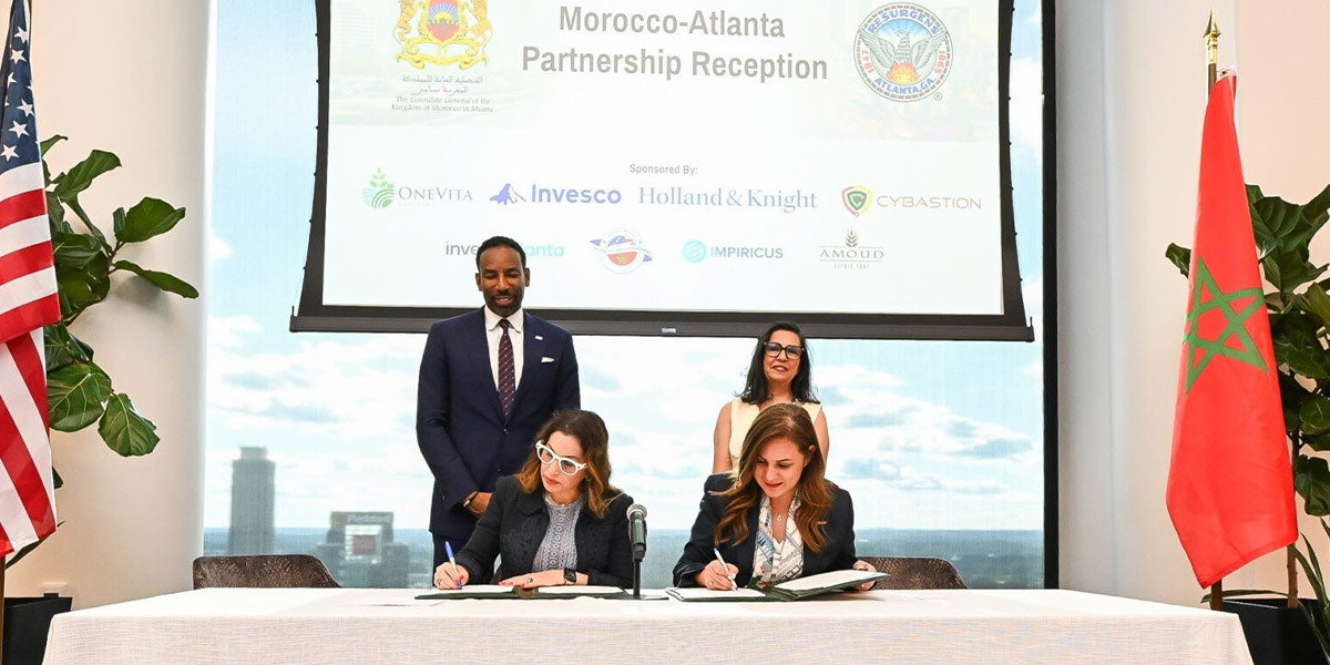 Atlanta et le Maroc scellent un nouvel accord de coopération économique