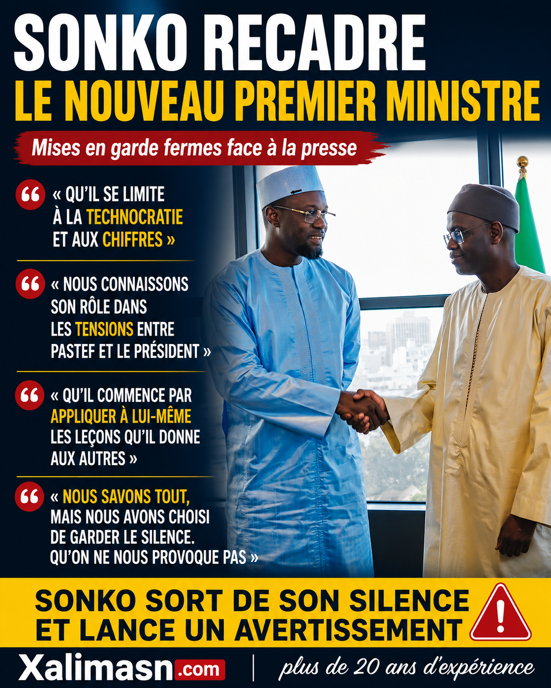 Discours intégral d&rsquo;ousmane sonko en wolof à l&rsquo;assemblée nationale