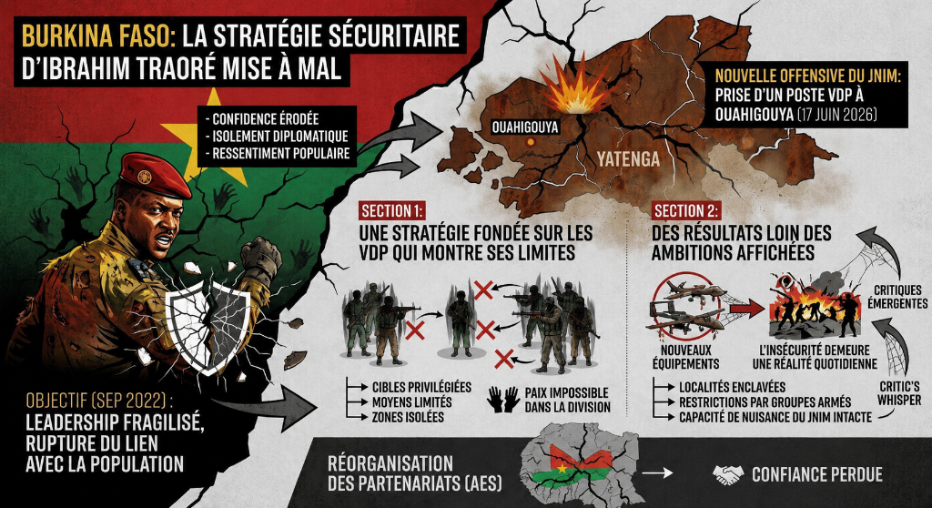 Burkina Faso : l&rsquo;offensive du JNIM à Ouahigouya ébranle la stratégie de reconquête territoriale