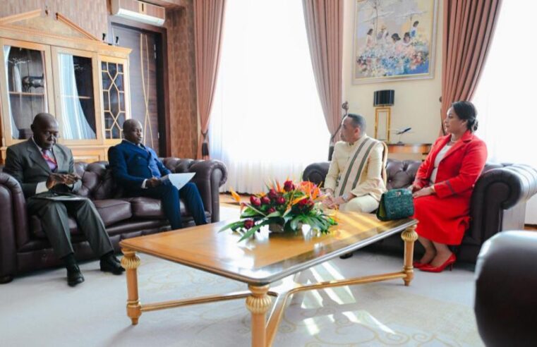 Hermann Immongault porteur d’un message d’Oligui Nguema au président malgache