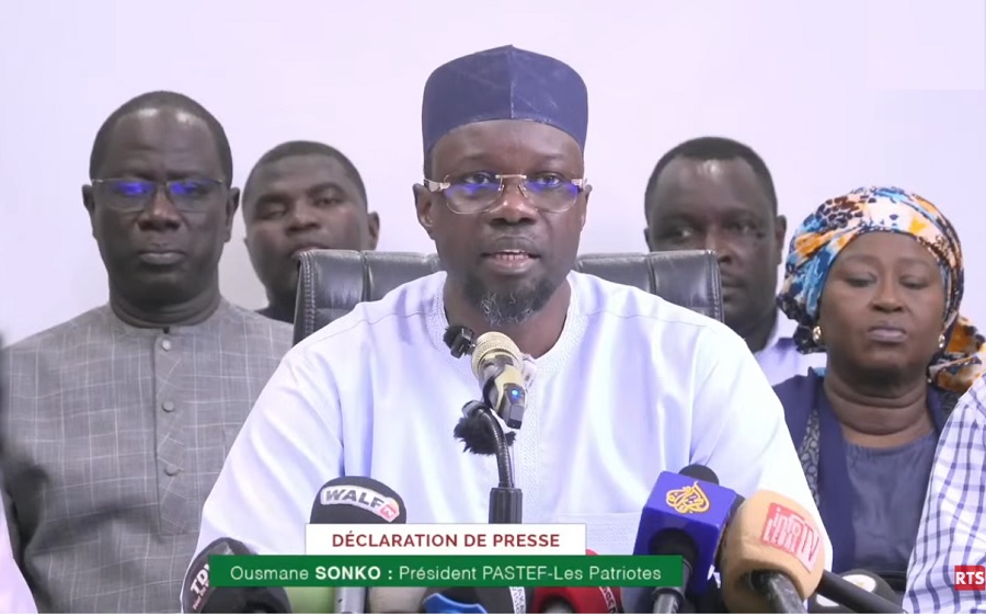 Ousmane Sonko délivre une déclaration importante pour le Sénégal