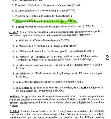 Niger : une réforme administrative pour réduire les dépenses de l&rsquo;État