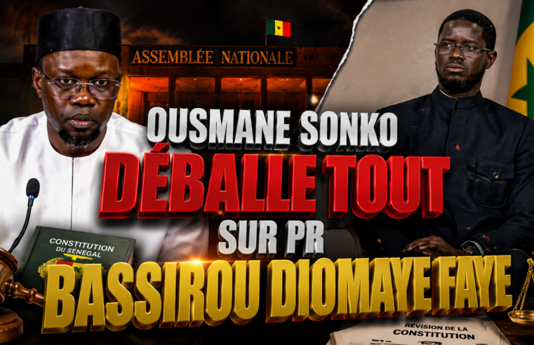 Sonko accuse Diomaye de tripatouillage constitutionnel au Sénégal