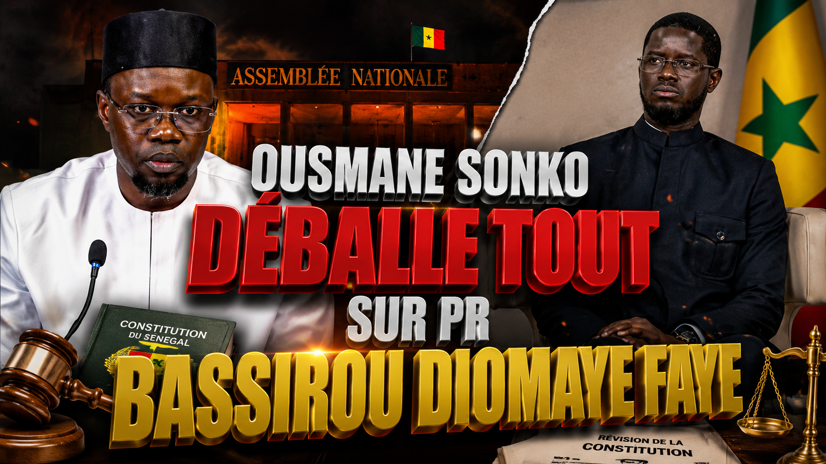 Sonko accuse Diomaye de tripatouillage constitutionnel au Sénégal