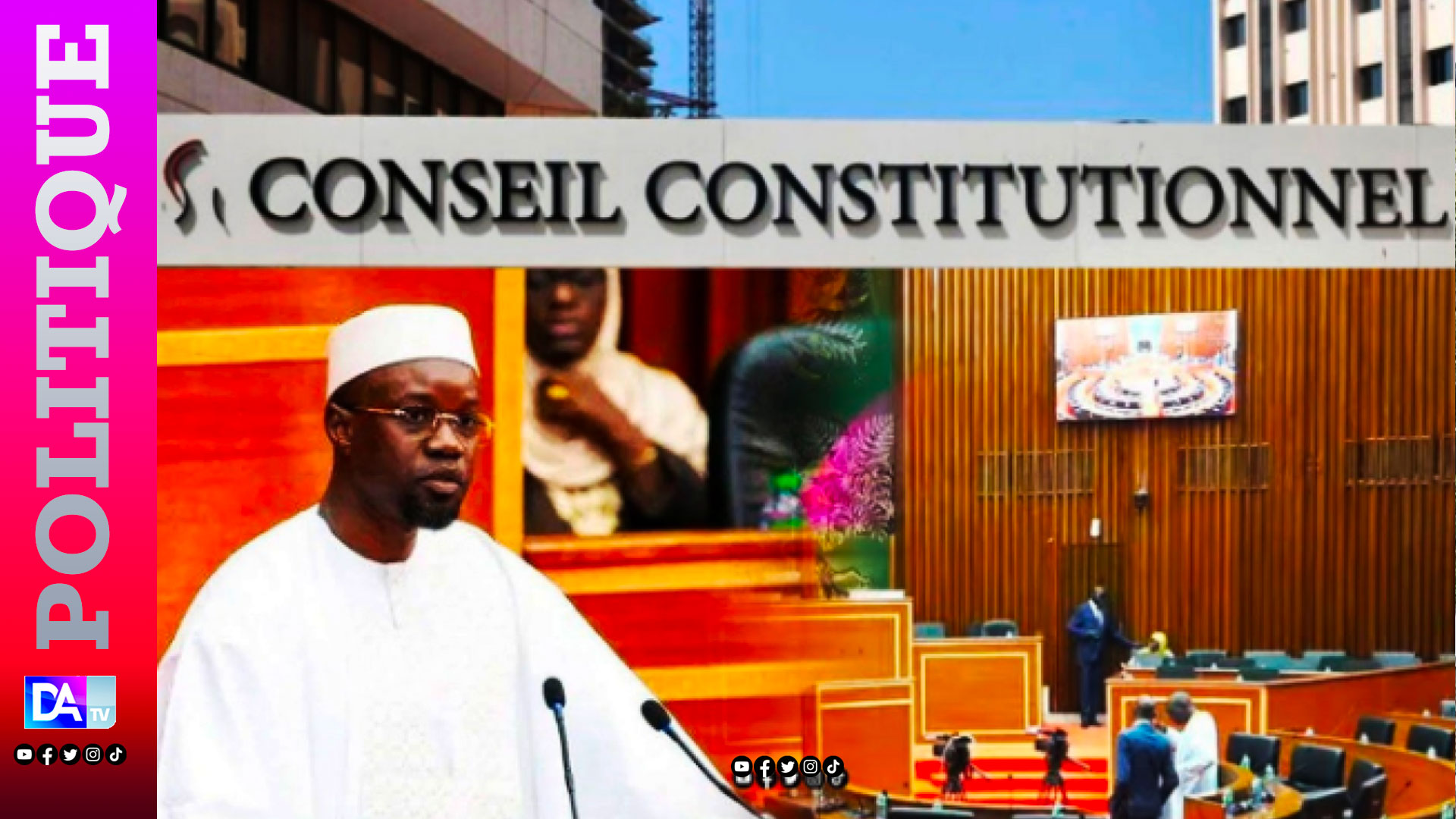 Le conseil constitutionnel s&rsquo;estime incompétent sur le statut de député d&rsquo;ousmane sonko : la colère du fdr