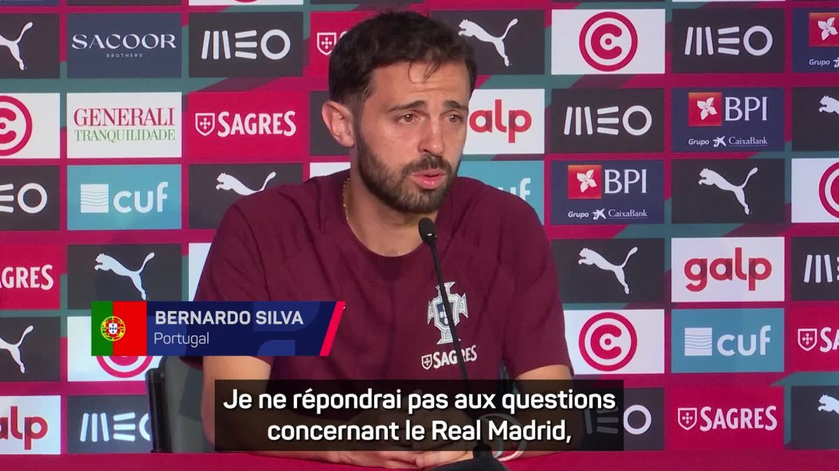 Bernardo Silva savoure son arrivée au Real Madrid mais reste concentré sur le Portugal