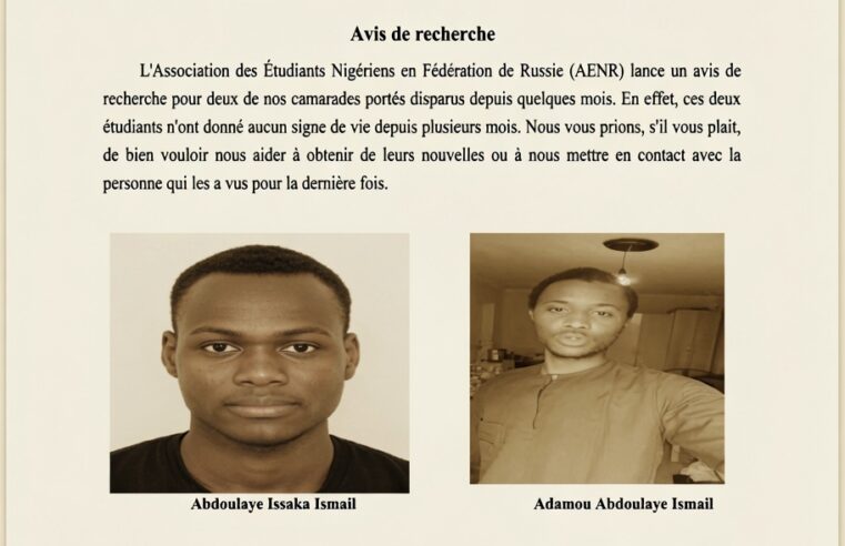 Niger : nouveau drame d’un étudiant nigérien tué en Ukraine