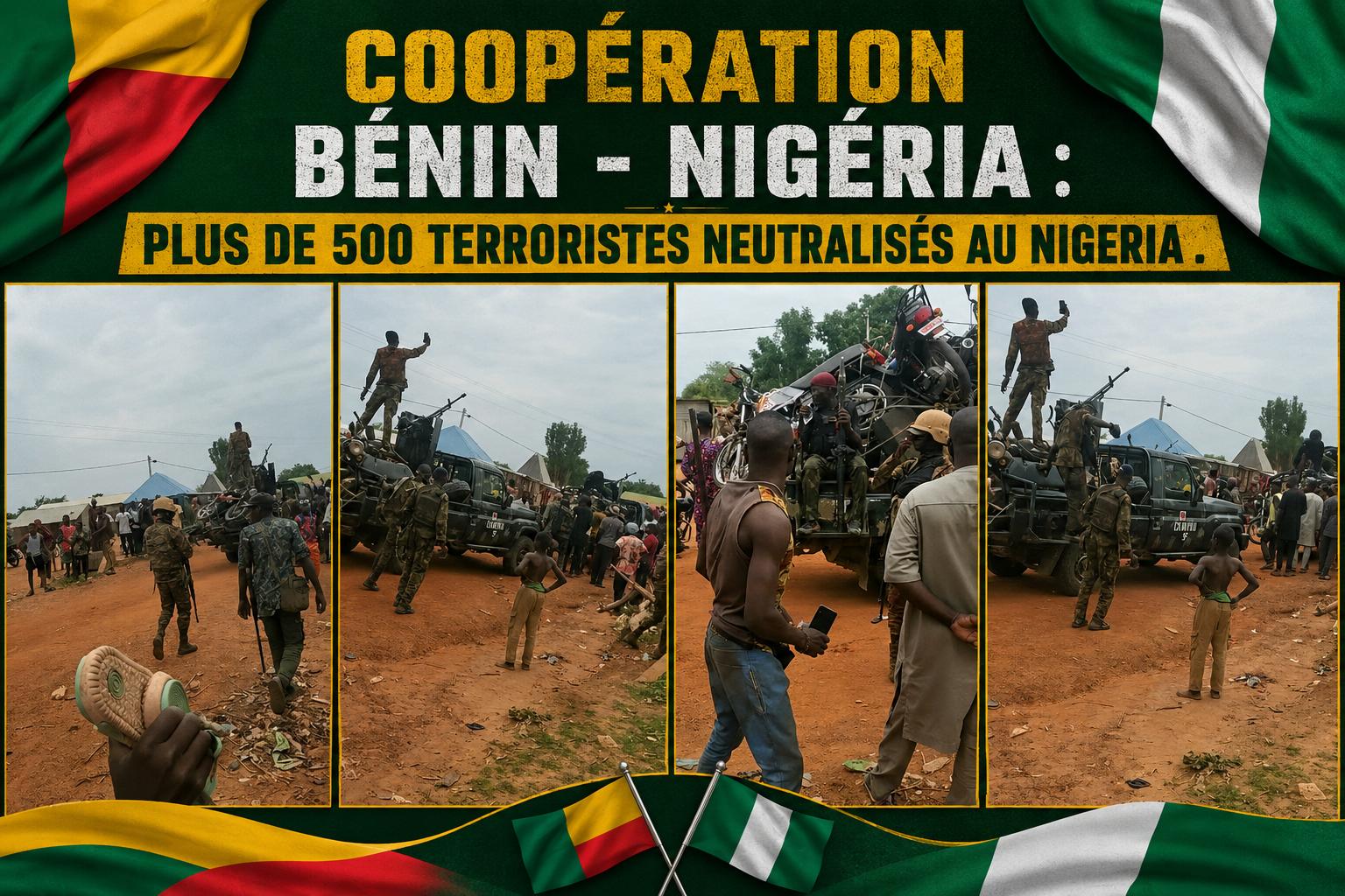 Victoire militaire commune au Nigeria et Bénin contre les terroristes à Babanna