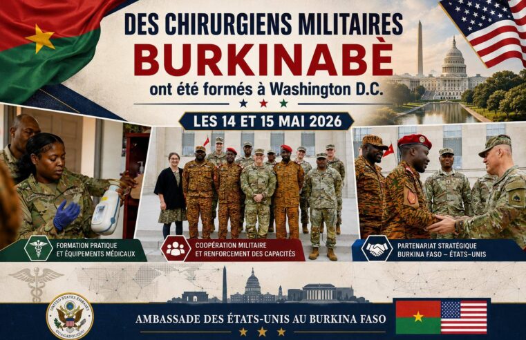 Au Sahel, la formation chirurgicale militaire burkinabè reste américaine