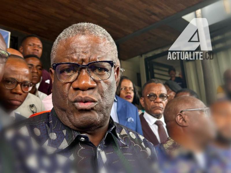 Denis mukwege se félicite de la saisine de la cij contre le Rwanda et presse la cpi d&rsquo;agir