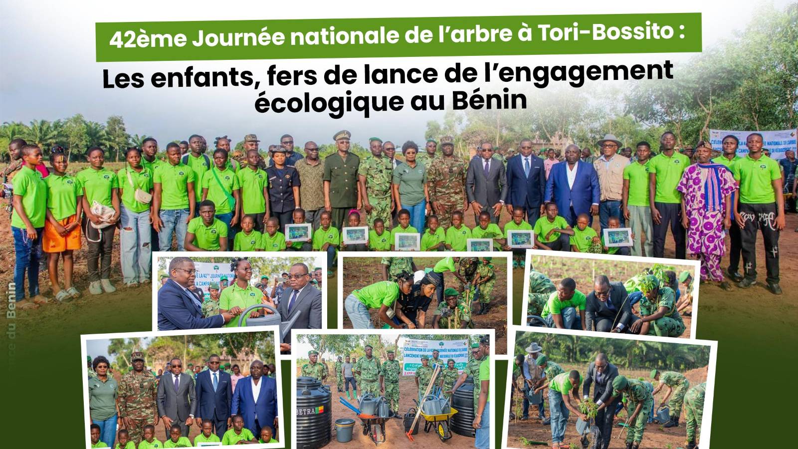 42e journée nationale de l&rsquo;arbre : la jeunesse béninoise au cœur de la reforestation