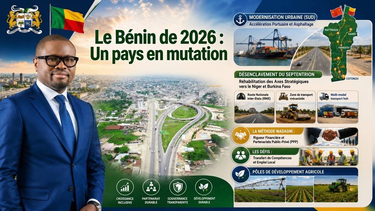 Bénin : Romuald Wadagni relance les chantiers d&rsquo;infrastructures avec la Chine