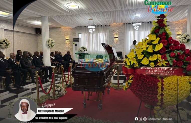 Obsèques d&rsquo;Alexis Dipanda Mouelle : les images poignantes de la levée de corps à Yaoundé