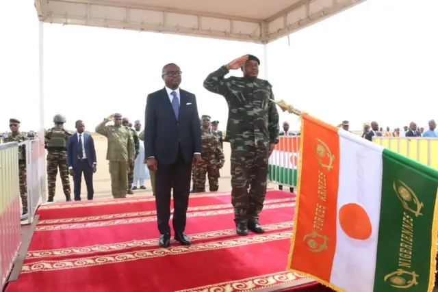 Romuald Wadagni, président du Bénin, lors de sa visite officielle au Niger en juin 2024