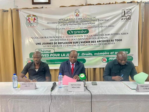Le Togo réinvente ses archives à Lomé pour une gouvernance transparente
