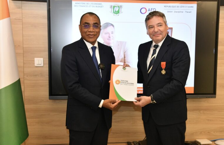 Côte d&rsquo;Ivoire : Adrien Haye distingué pour son action au développement ivoirien